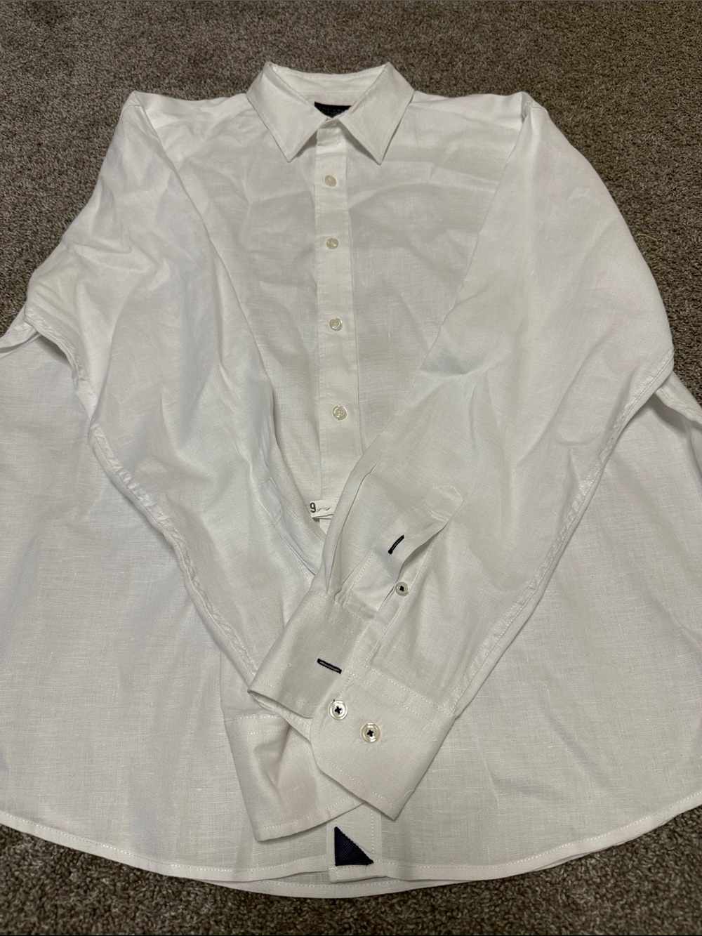 UNTUCKit White Long-Sleeve Button-Down Dress Shirt